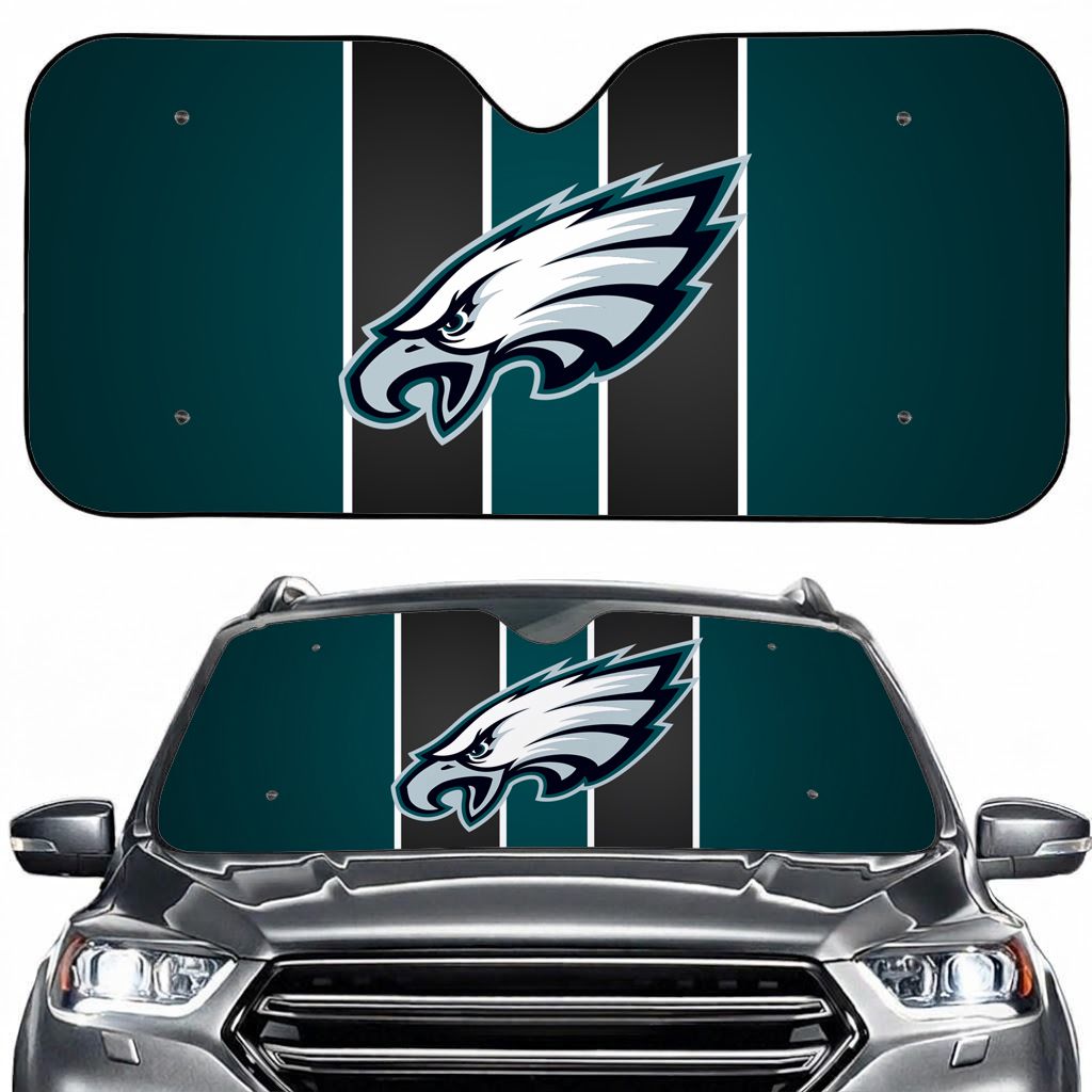 Philadelphia Football Sport Car Sun Shade