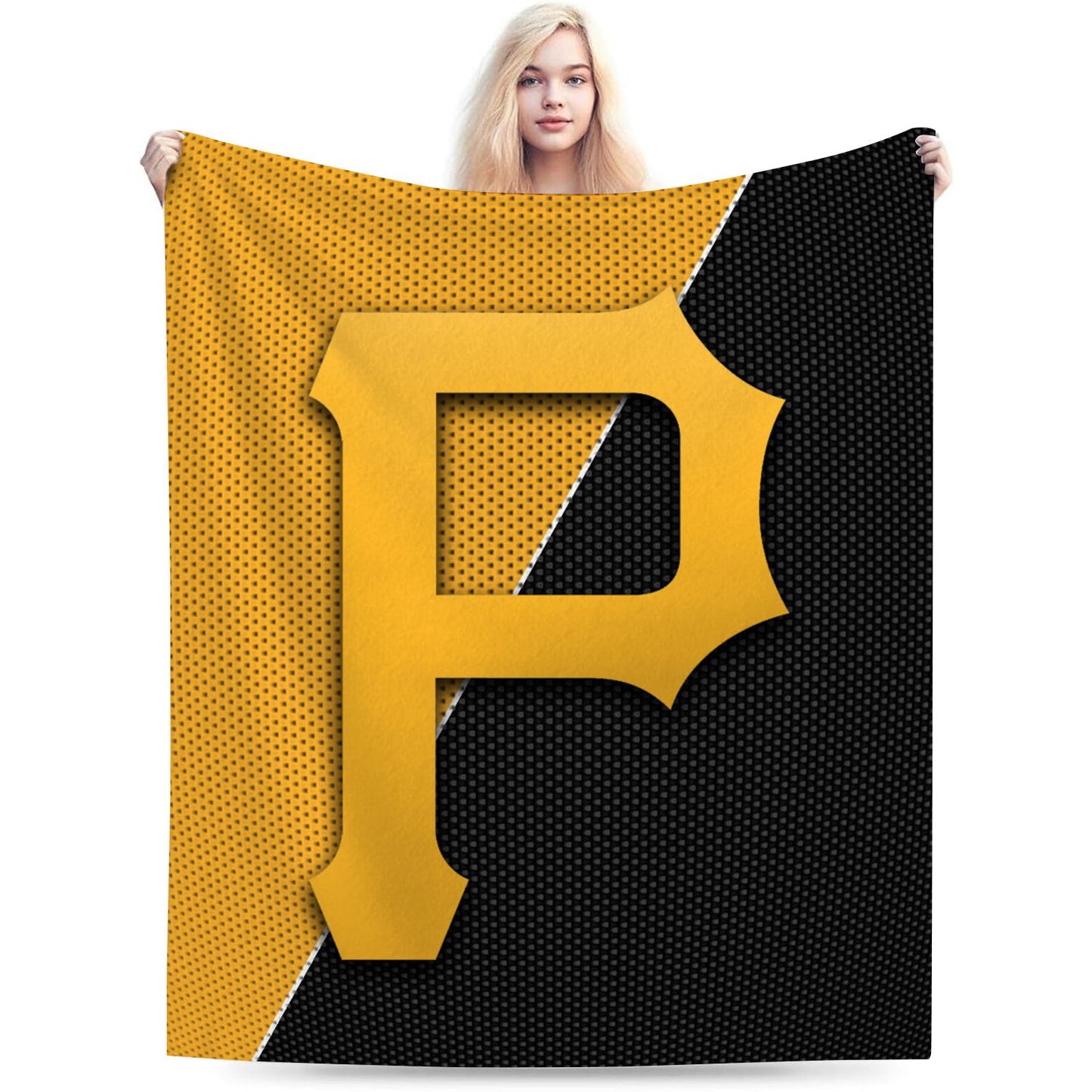 Pittsburgh Baseball Throw Blanket