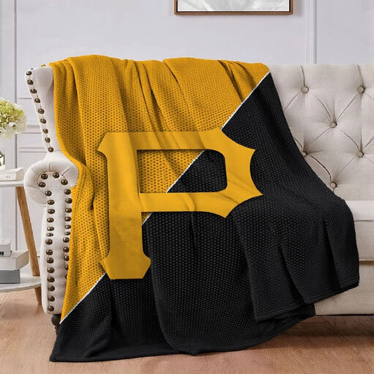 Pittsburgh Baseball Throw Blanket