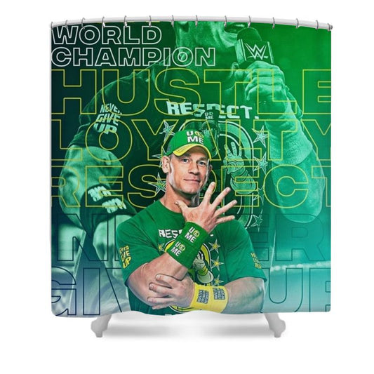 Professional Wrestler Shower Curtain