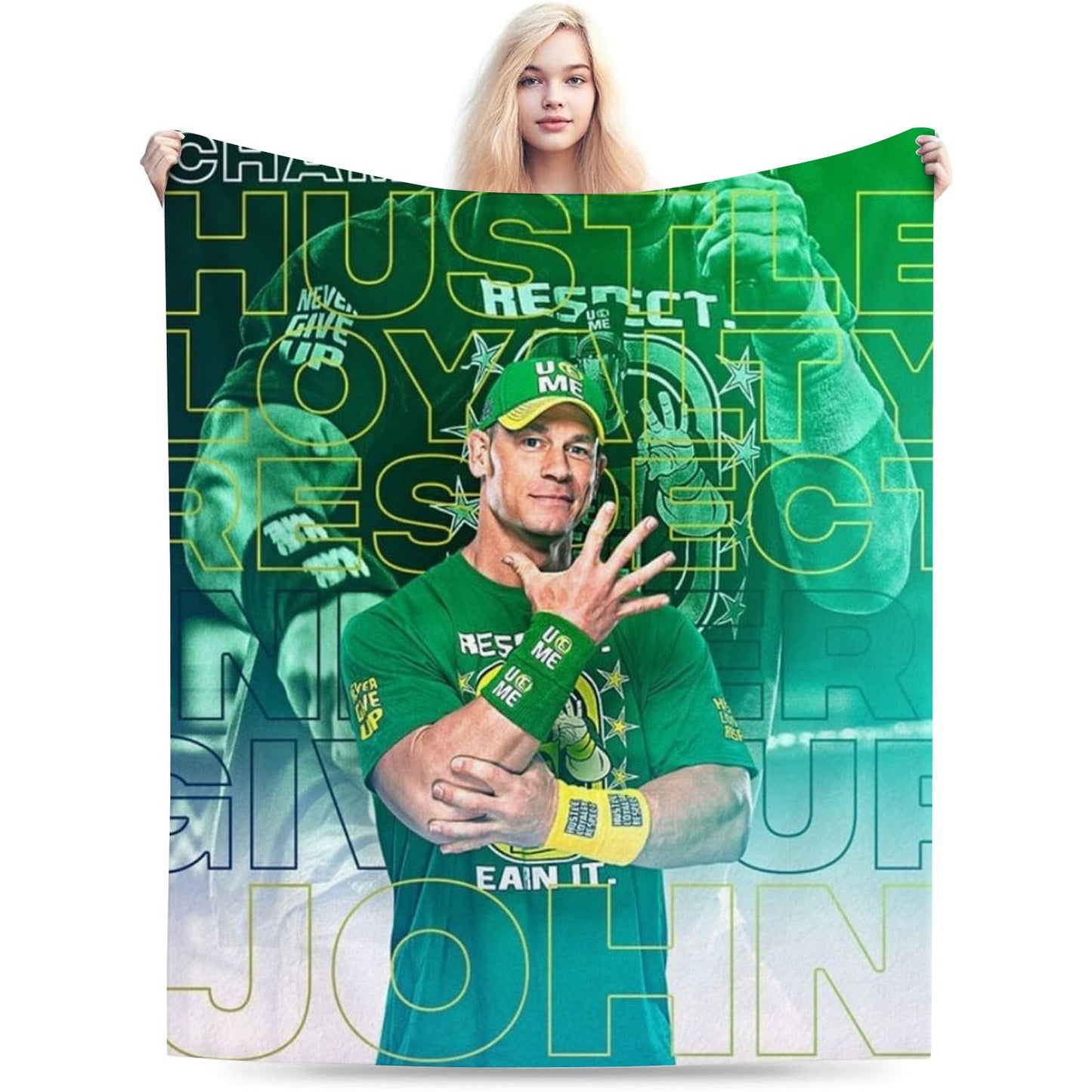 Professional Wrestler Throw Blanket