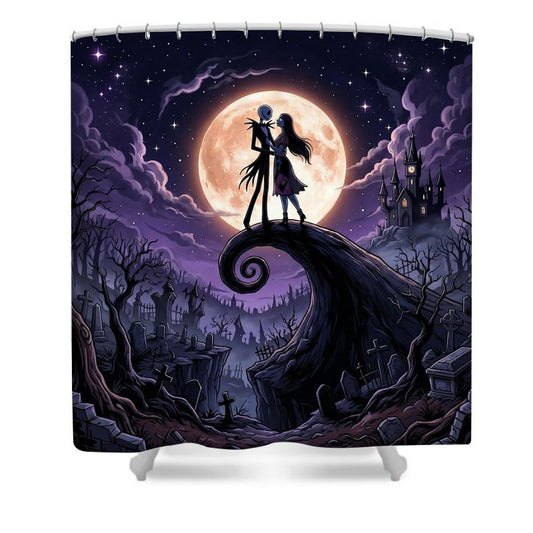Pumpkin King Halloween Shower Curtain Set
