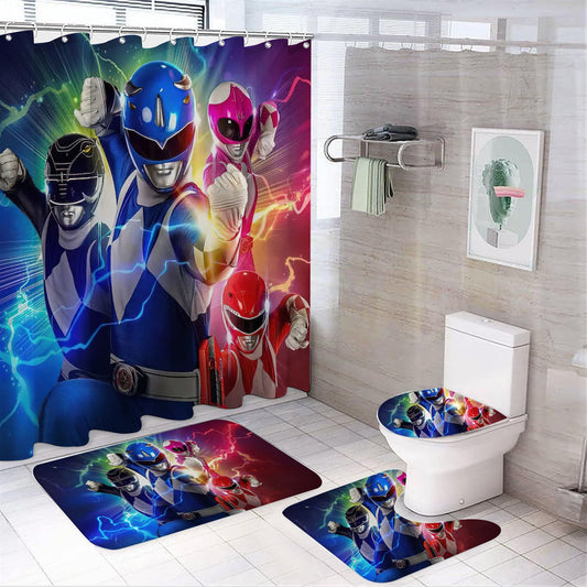 Green Ranger Super Sentai Shower Curtain