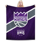 Sacramento Basketball Sport Throw Blanket