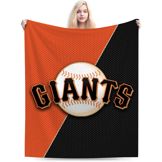 San Francisco Baseball Throw Blanket