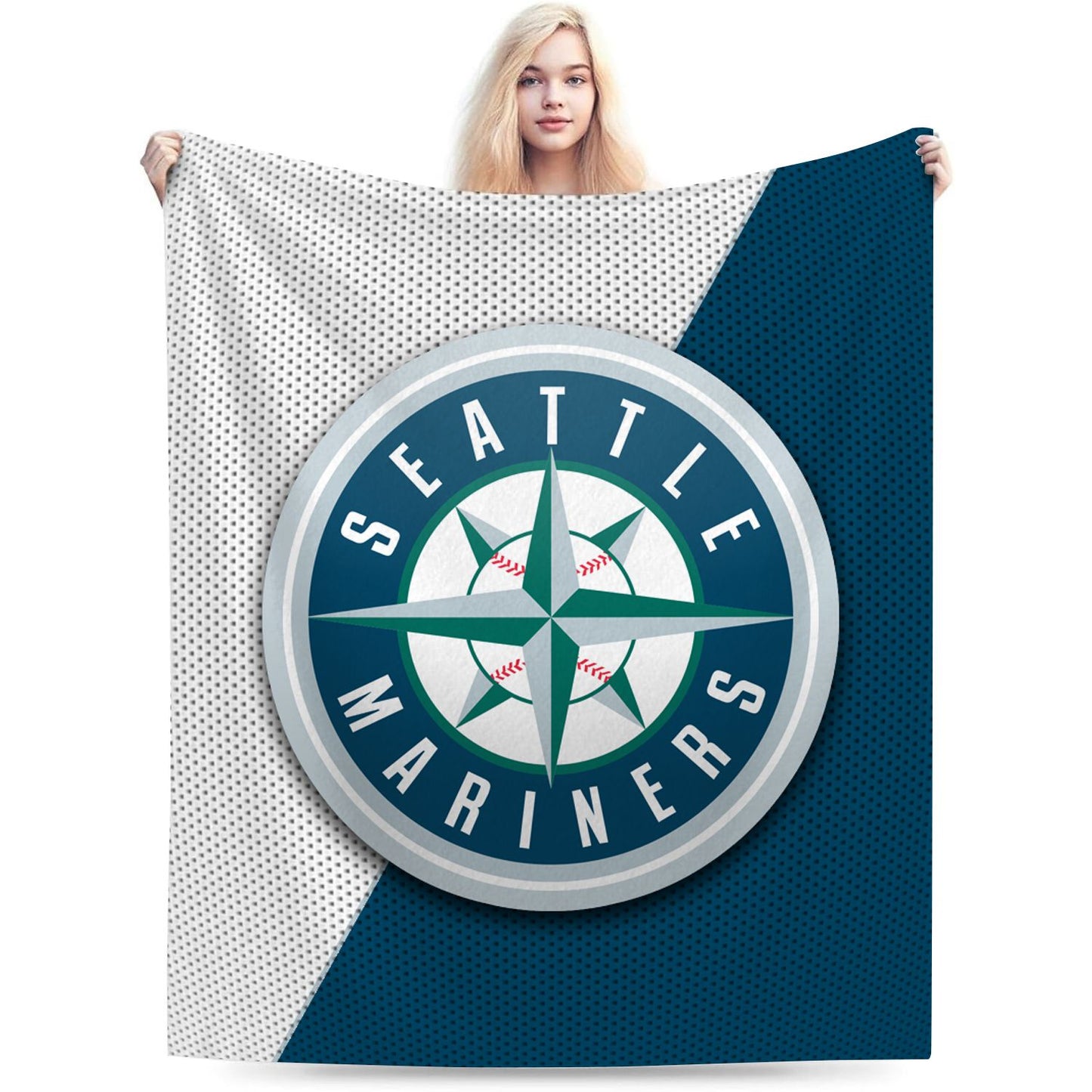 Seattle Baseball Throw Blanket