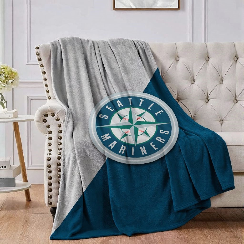 Seattle Baseball Throw Blanket