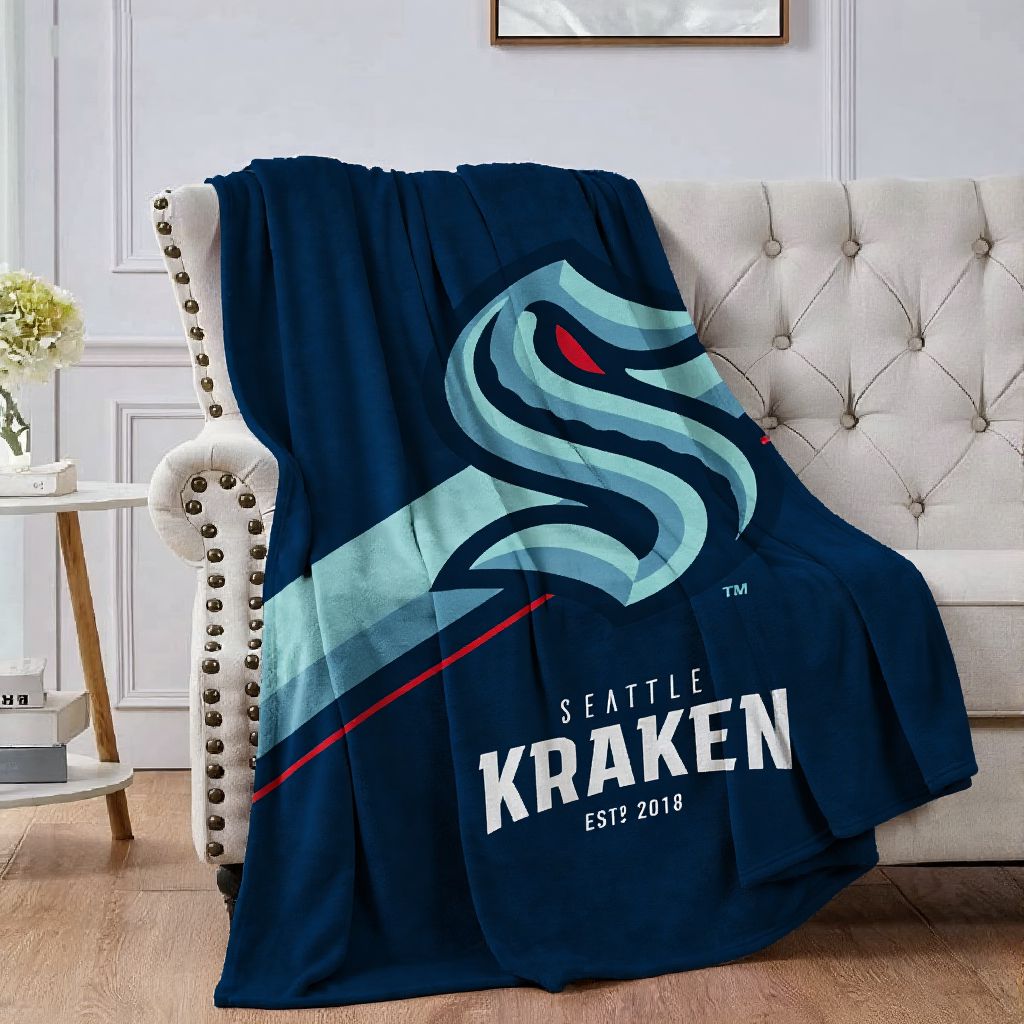 Seattle Hockey Sport Throw Blanket