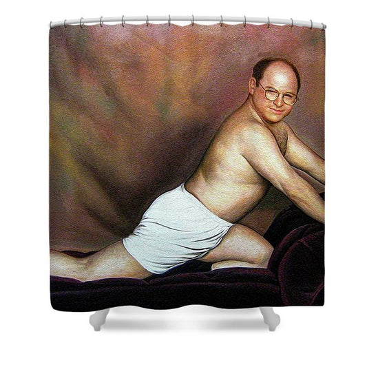 Duschvorhang George Costanza, Seinfeld Thomas Lee, Meme Badezimmer Dekor, 180x180cm