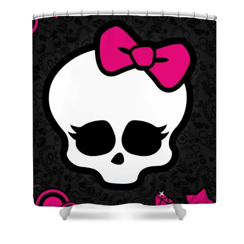 Skeleton Doll Shower Curtain