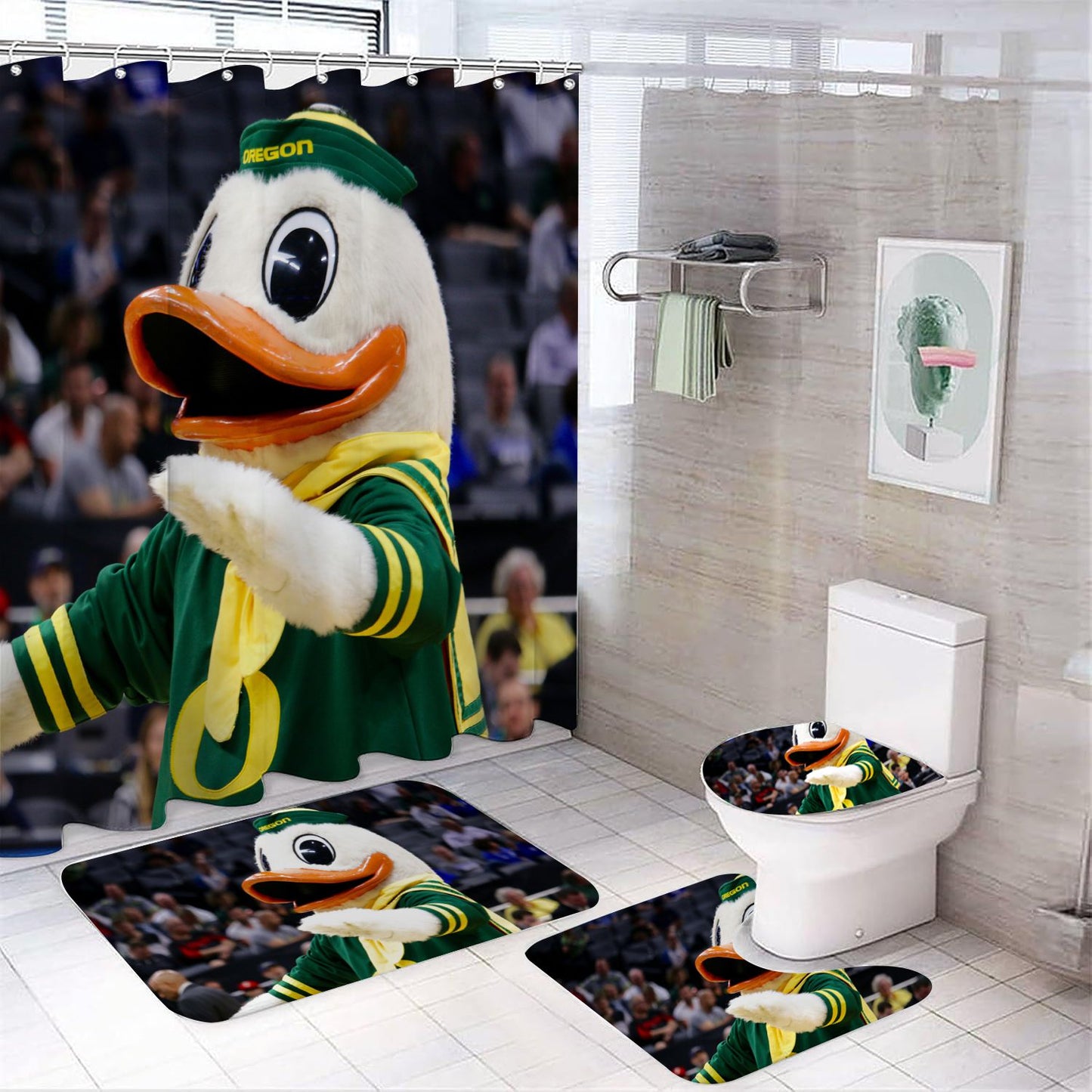 Sport Duck Shower Curtain
