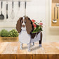 Springer Spaniel Shaped Planter Flower Pot