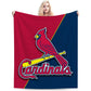 St. Louis Baseball Throw Blanket