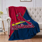 St. Louis Baseball Throw Blanket