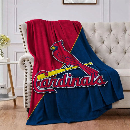St. Louis Baseball Throw Blanket