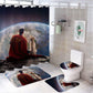 Superhero with Dog Shower Curtain