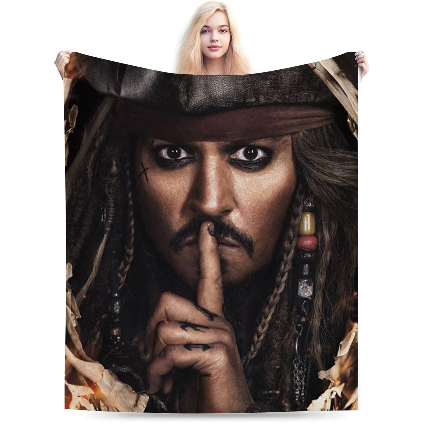 Supernatural Swashbuckler Throw Blanket