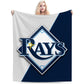 Tampa Bay Baseball Throw Blanket