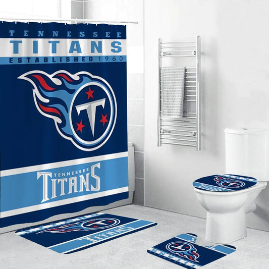 Tennessee Titans Duschvorhang NFL Football Sport Flagge Badezimmer-Dekor-Accessoires-Idee