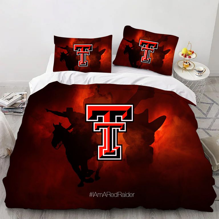 Texas Lubbock College Sport Bedding Set