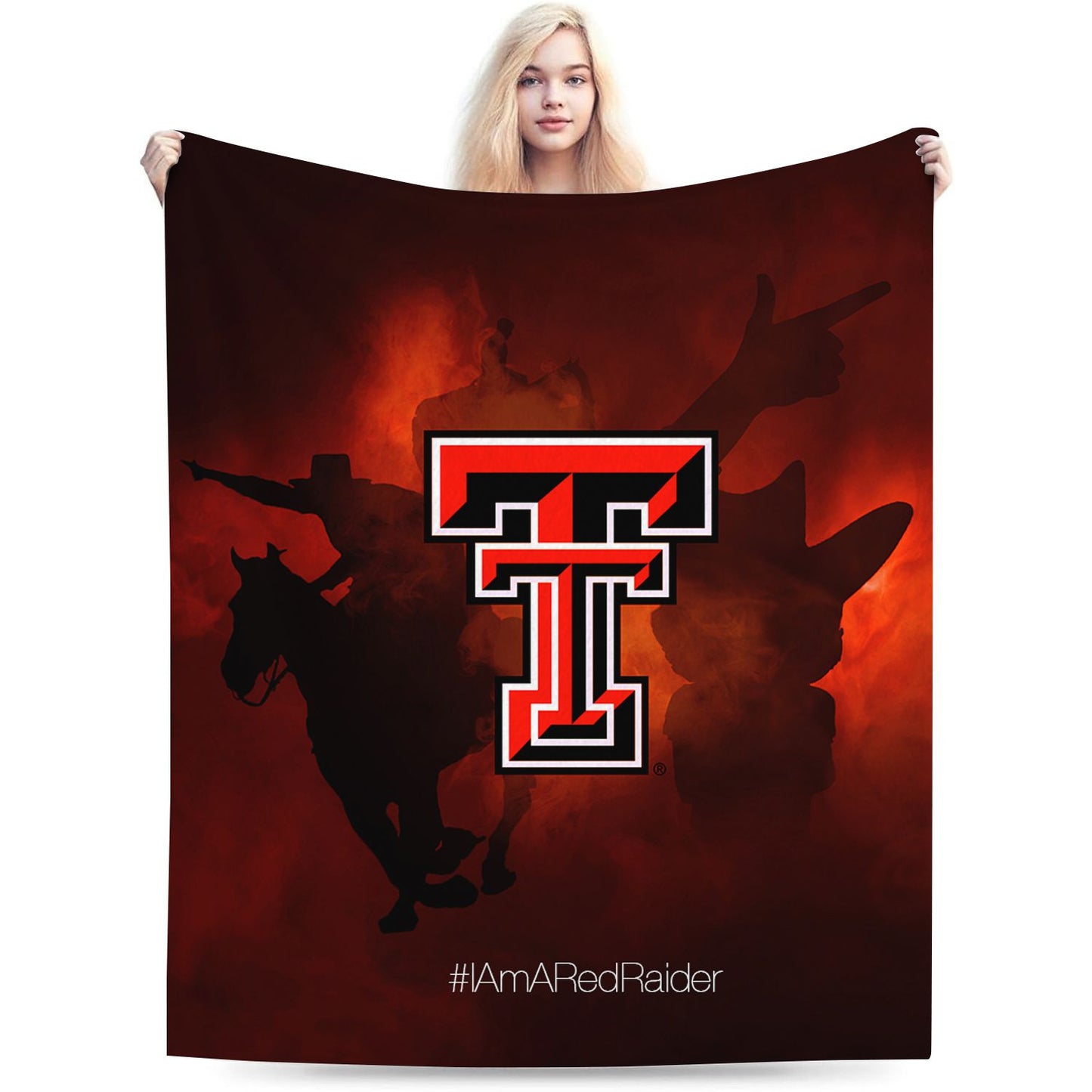 Texas Lubbock College Sport Throw Blanket