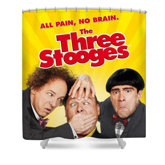 Three Vaudeville Comedy Troupe Shower Curtain - 4Pcs Set
