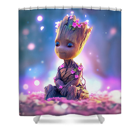 Tree Monster Shower Curtain