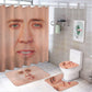 Rideau de Douche Nic Nicolas Cage, Unique Caractère Rideaux 180x180