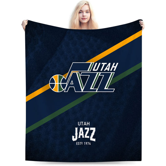 Utah Basketball Sport Throw Blanket