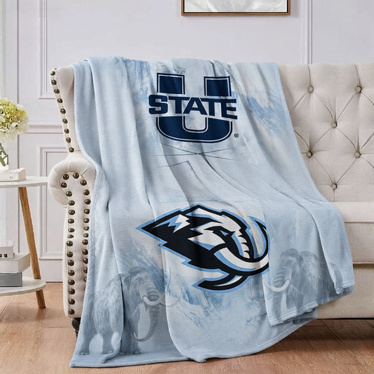 Utah Ice Hockey Sport Throw Blanket