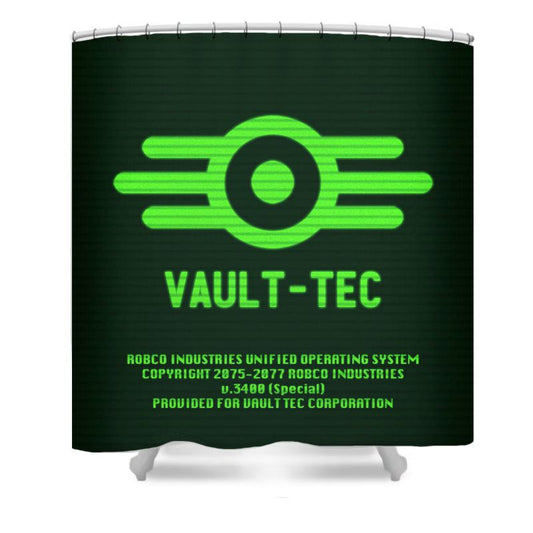 Rideau de douche Vault Tec, Corporation, 180x180cm