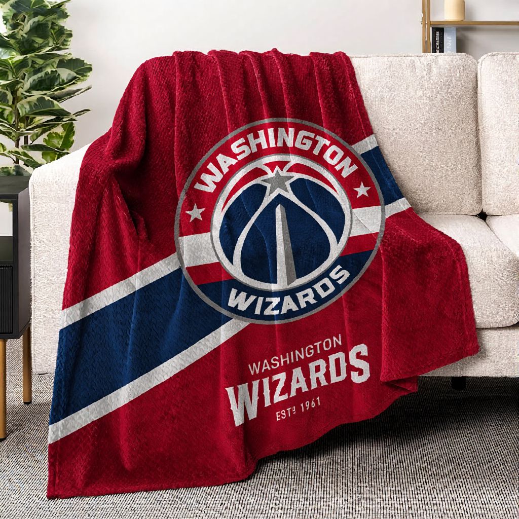 Washington Basketball Sport Throw Blanket