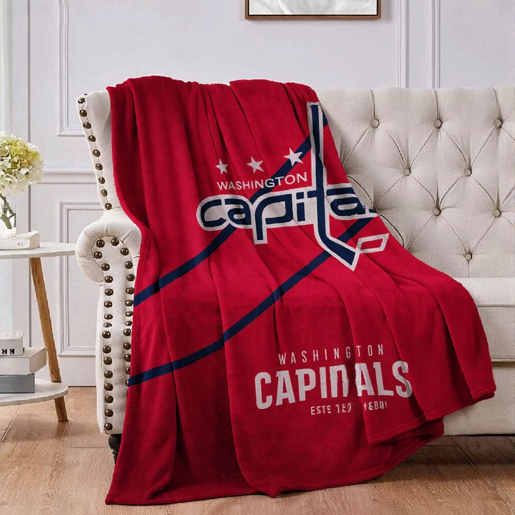 Washington Hockey Sport Throw Blanket