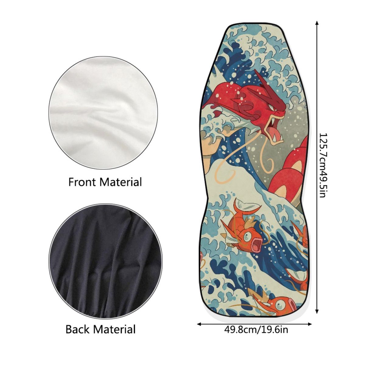 Water Dragon Species Car Seat Cover
