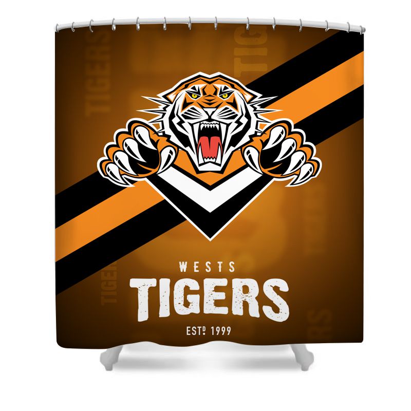 Wests Rugby Shower Curtain