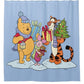 Winnie The Pooh Christmas Shower Curtain