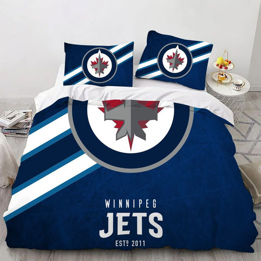 Winnipeg Hockey Sport Bedding Set