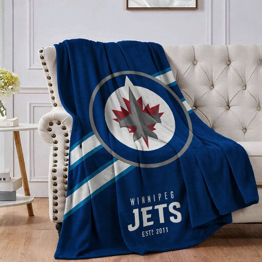 Winnipeg Hockey Sport Throw Blanket