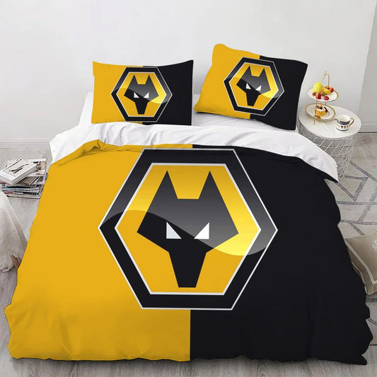 Wolverhampton English Football Club Bedding Set