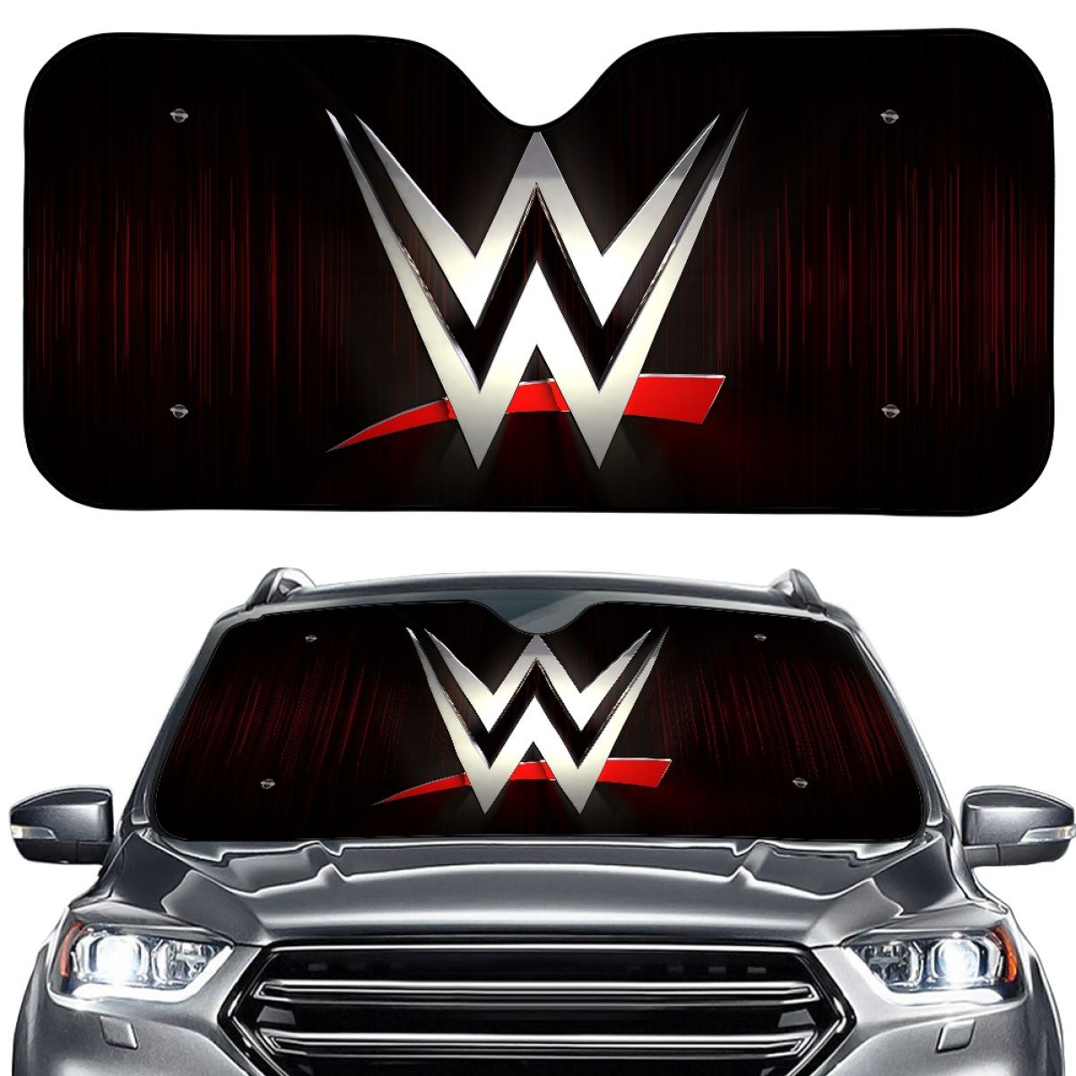 World Wrestling Sport Car Sun Shade