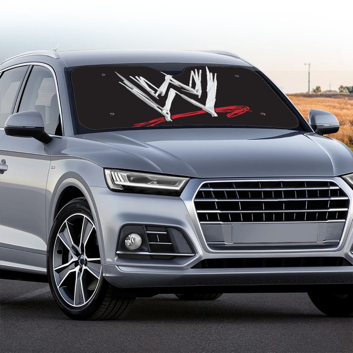 World Wrestling Sport Car Sun Shade