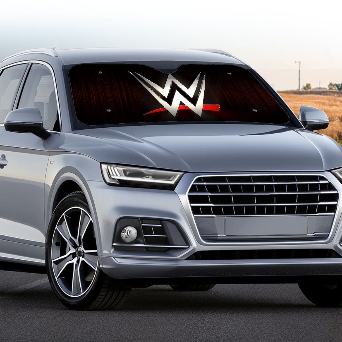 World Wrestling Sport Car Sun Shade