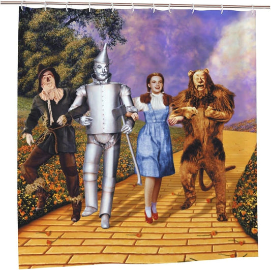 Douchegordijn The Wizard of OZ, Young Kansas Girl Kids, 180x180cm