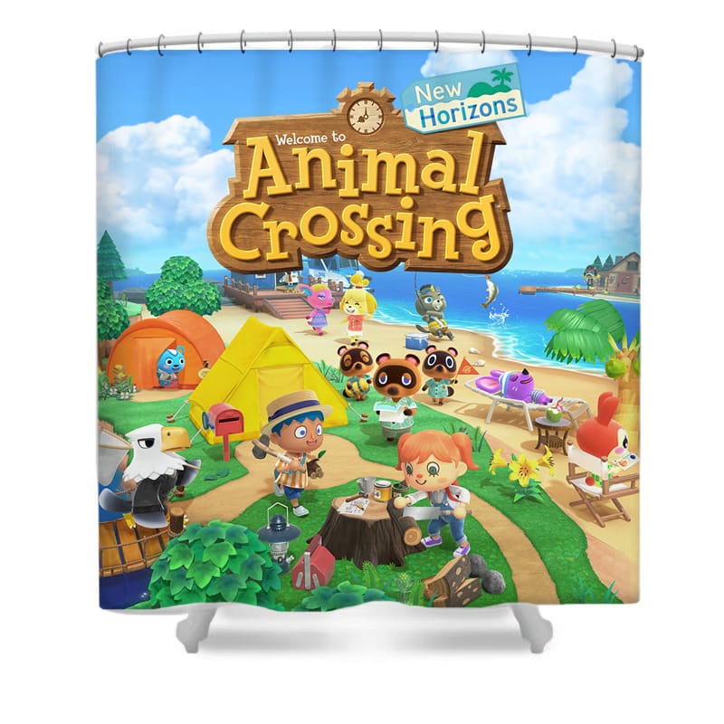 Cartoon Game Animal Shower Curtain
