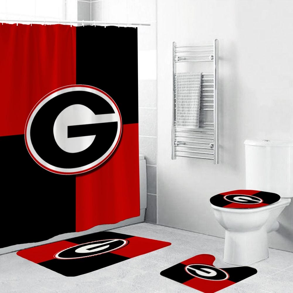 College Georgia Shower Curtain