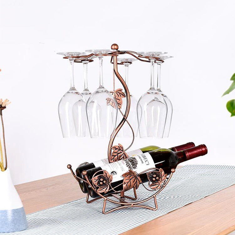 Grape Leaf Wine Bottle Holder 2 Bottle Wine Rack