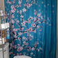Japanese Natural Floral Pink Plum Blossom Shower Curtain