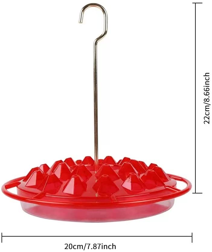 25 Feeding Ports Red Aspects Hummingbird Feeder