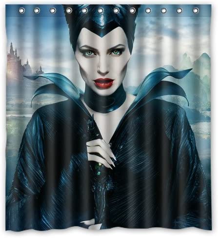 Fantasy Maleficent Shower Curtain
