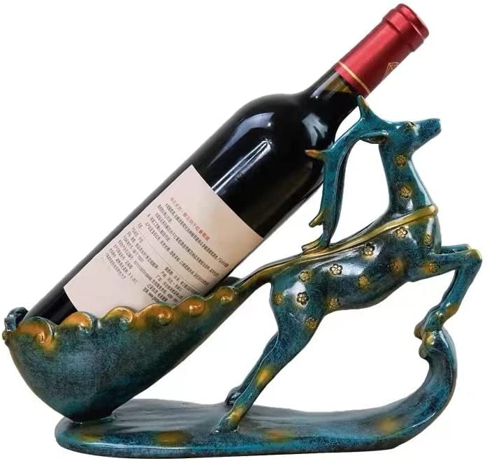 Running on Clouds Deer Wine Bottle Holder